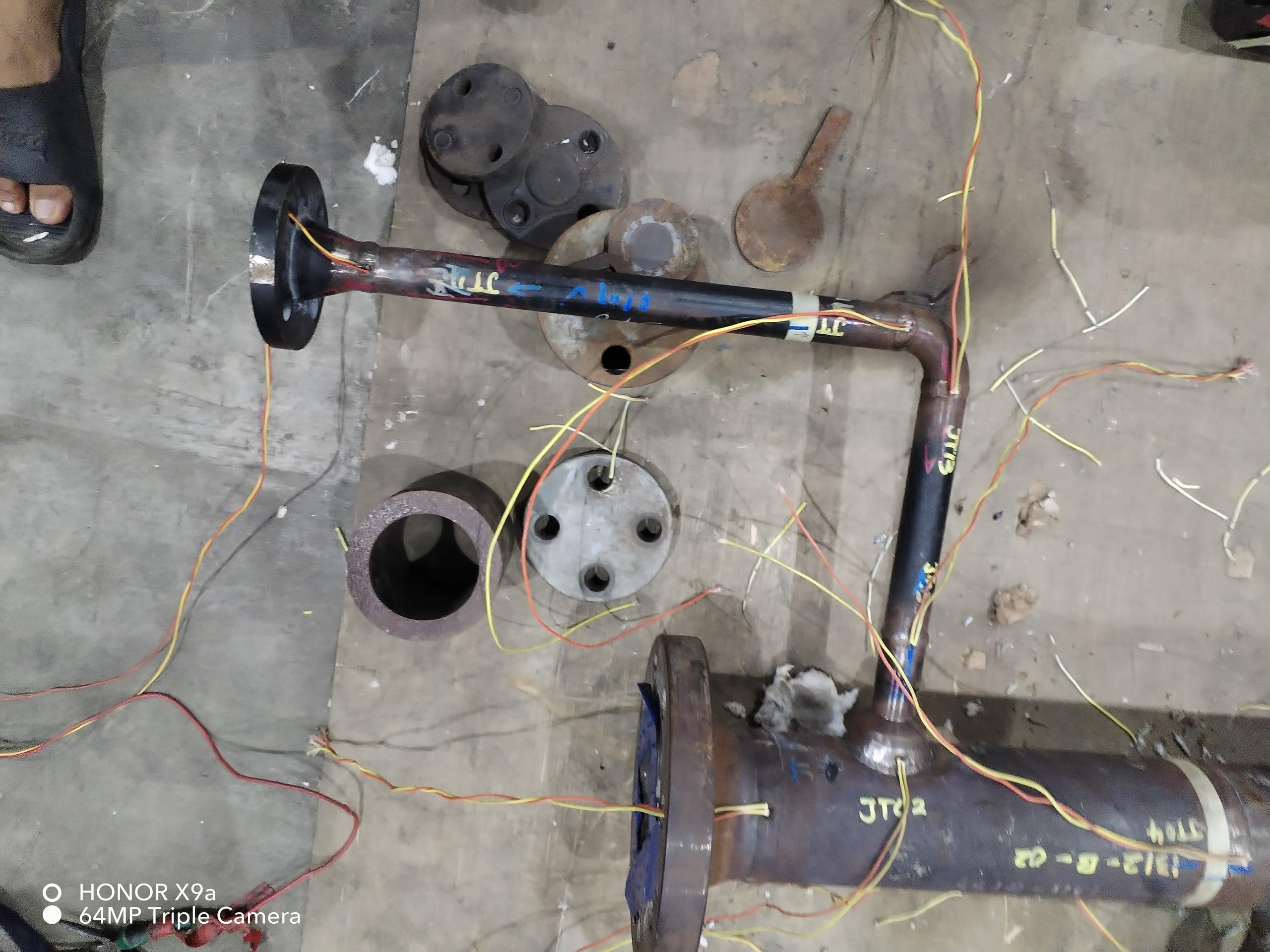 Heating element installation