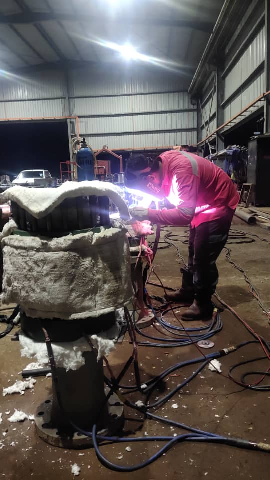 Field welding operations