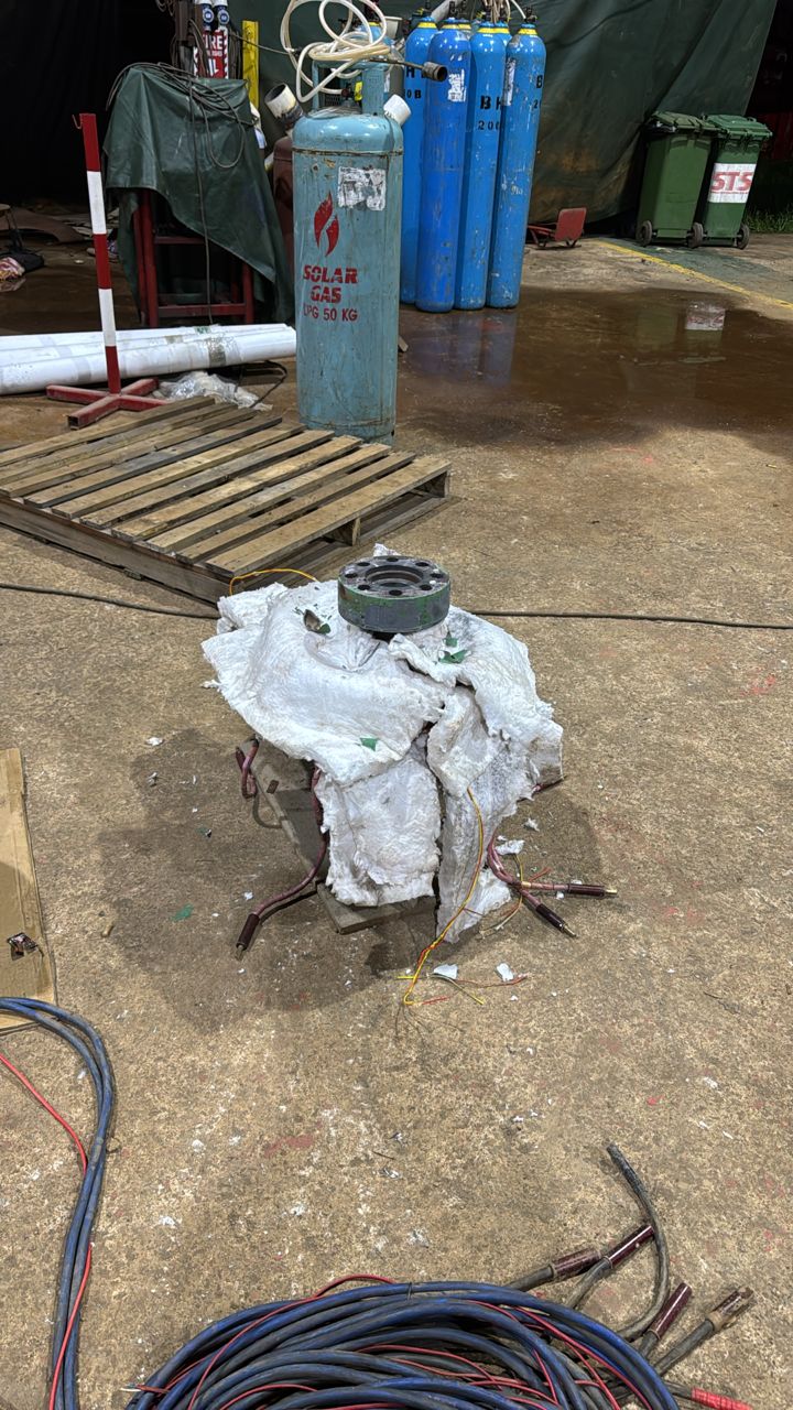 Localized PWHT insulation